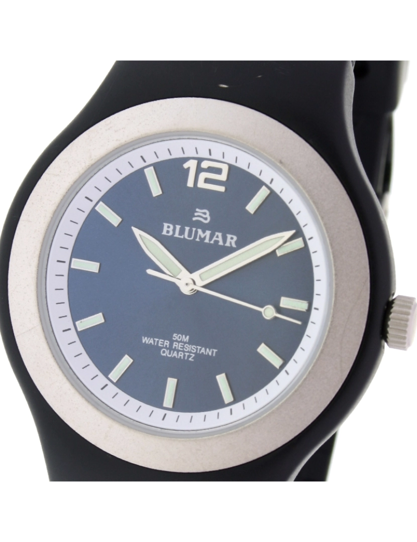 imagem de Blumar Bl-09875 Relógio analógico masculino Esfera cor azul2