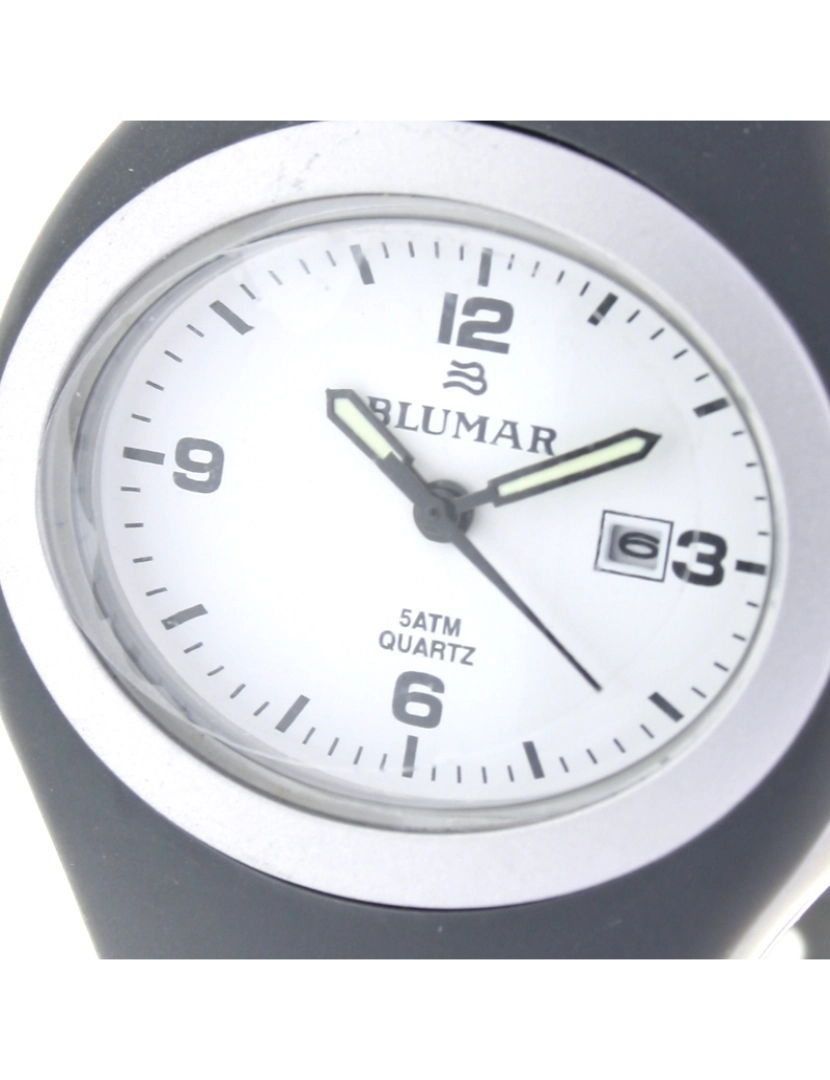 imagem de Blumar Bl-09911 Relógio analógico para menino caixa de resina Esfera cor branca2