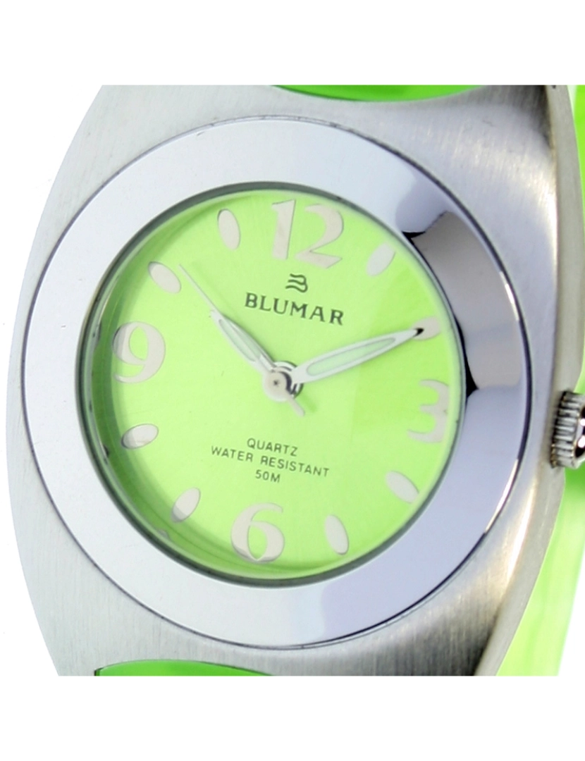 imagem de Blumar Bl-09918 Relógio Analítico Feminino Metal Dial Cor Verde2