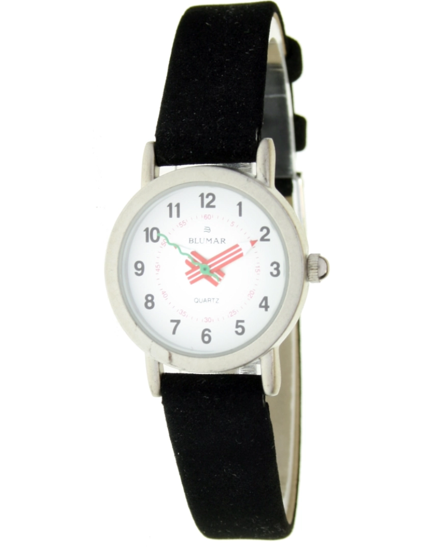 Blumar - Blumar Bl-09922 Relógio analógico para meninas de aço inoxidável caso esfera cor branca