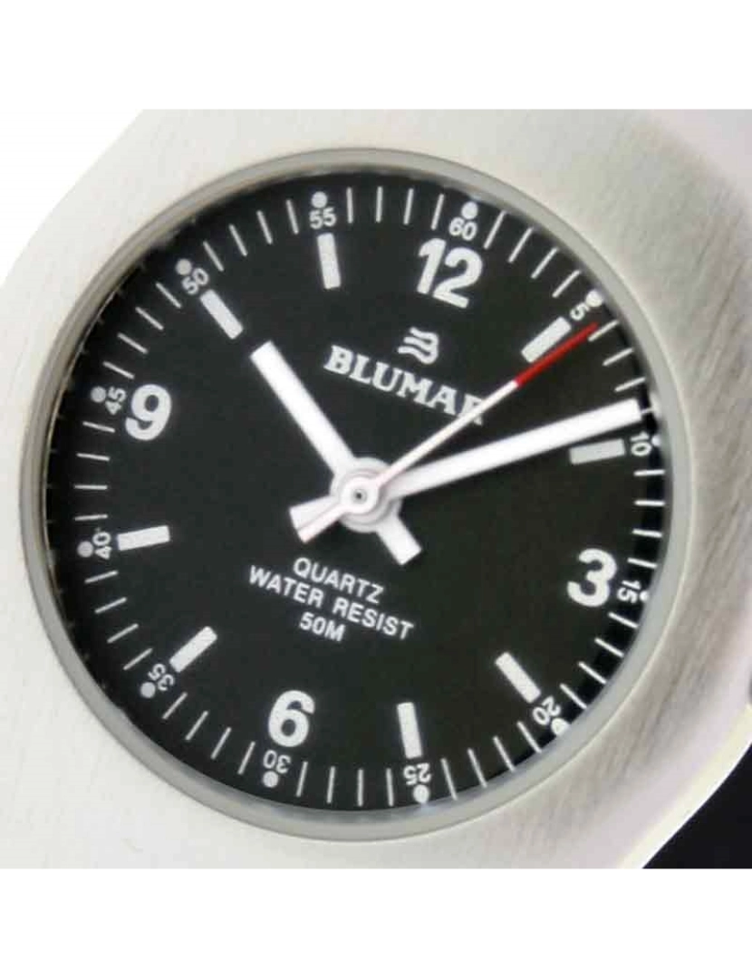 imagem de Blumar Bl-09923 Relógio analógico para mulheres caso de metal cor preta2