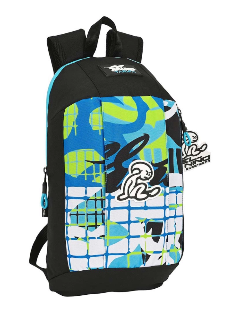 El Niño - Mochila Casual El Niño Verde bali Preto 10 L