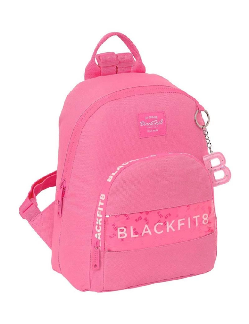 Blackfit8 - Mochila Infantil BlackFit8 Glow up Mini Rosa (25 x 30 x 13 cm)