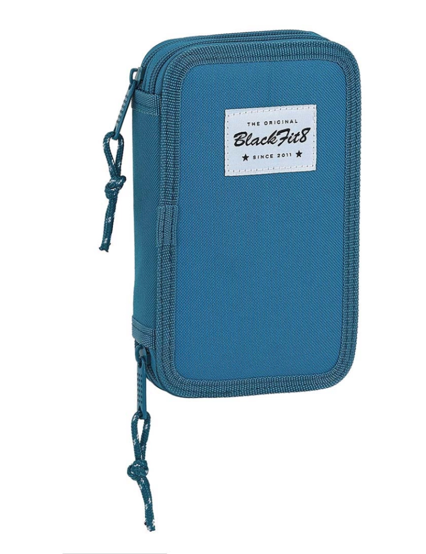 Blackfit8 - Estojo duplo BlackFit8 M854 Azul 12,5 x 19,5 x 4 cm (28 peças)