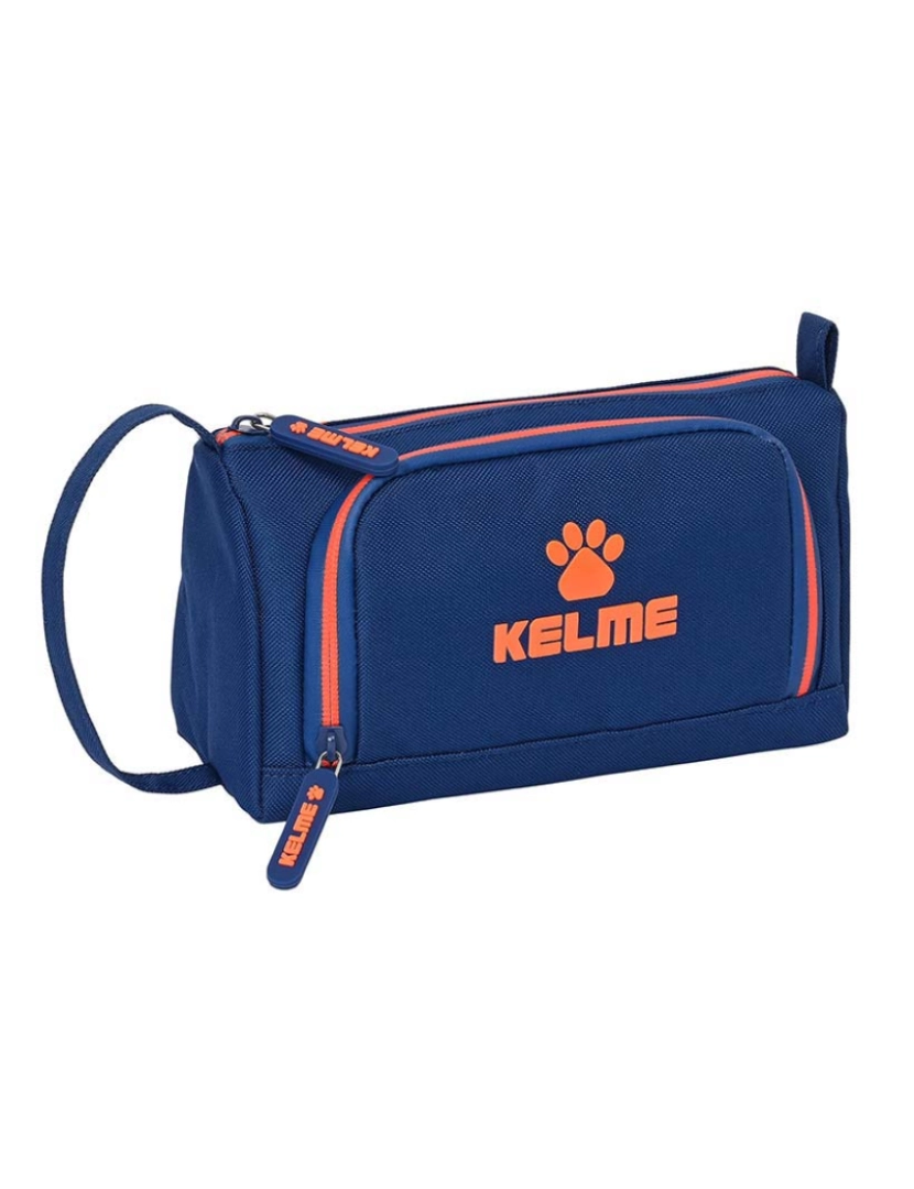 Kelme - Estojo escolar Kelme com acessórios Azul marinho Laranja Azul marinho 20 x 11 x 8,5 cm (32 peças)