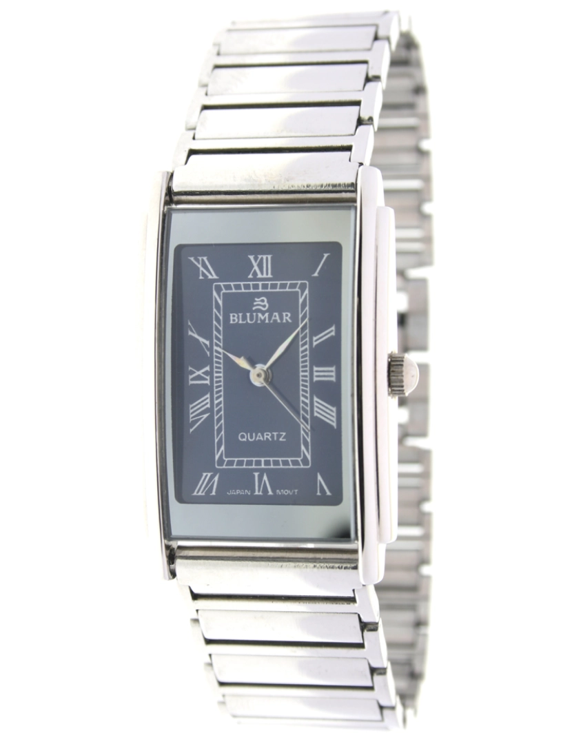 Blumar - Blumar Bl-09034 Relógio Analítico Feminino Metal Dial Cor Azul