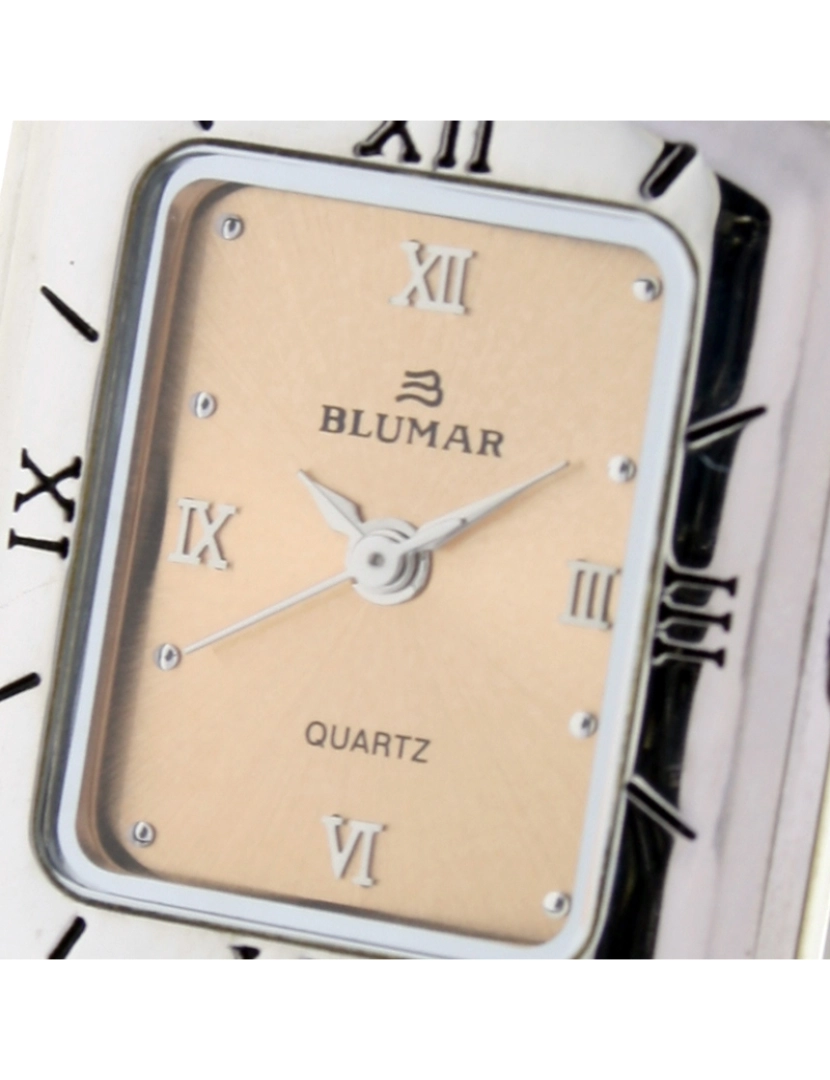 imagem de Relógio analógico de Blumar Bl-09052 para mulheres caixa de aço inoxidável Esfera cor Bronze2