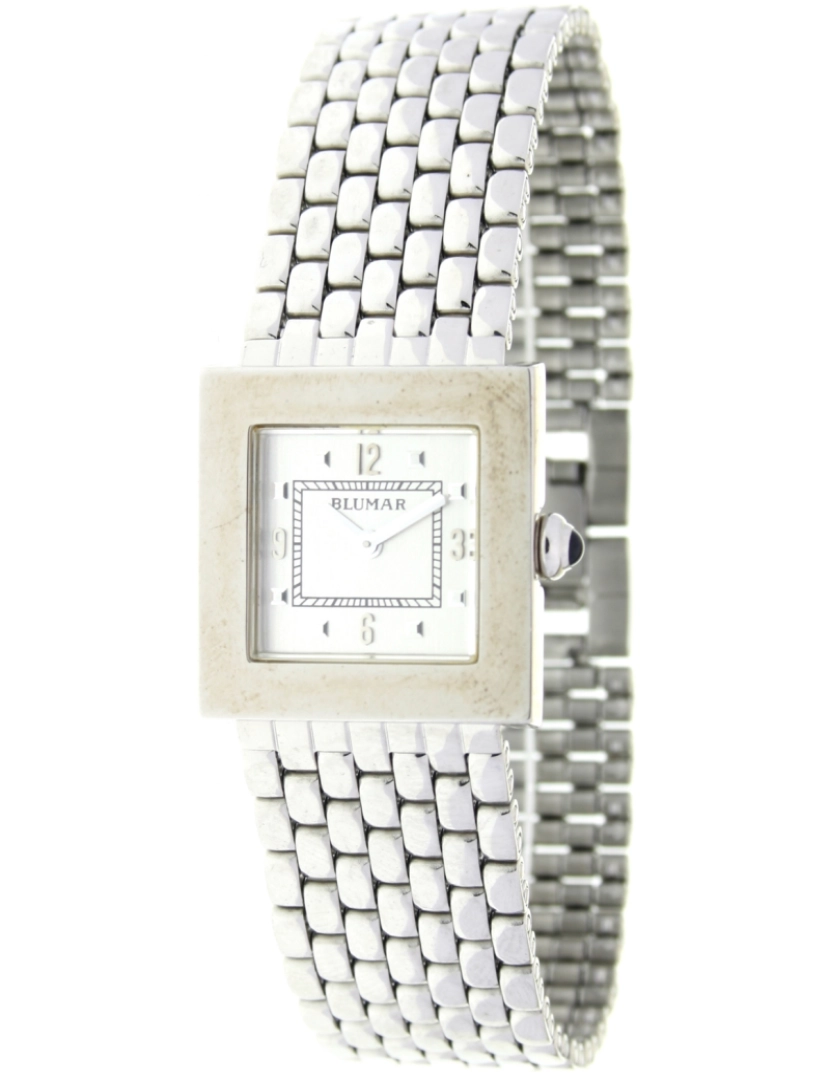Blumar - Blumar Bl-09060 Relógio analógico feminino Dial de metal cor chapeado