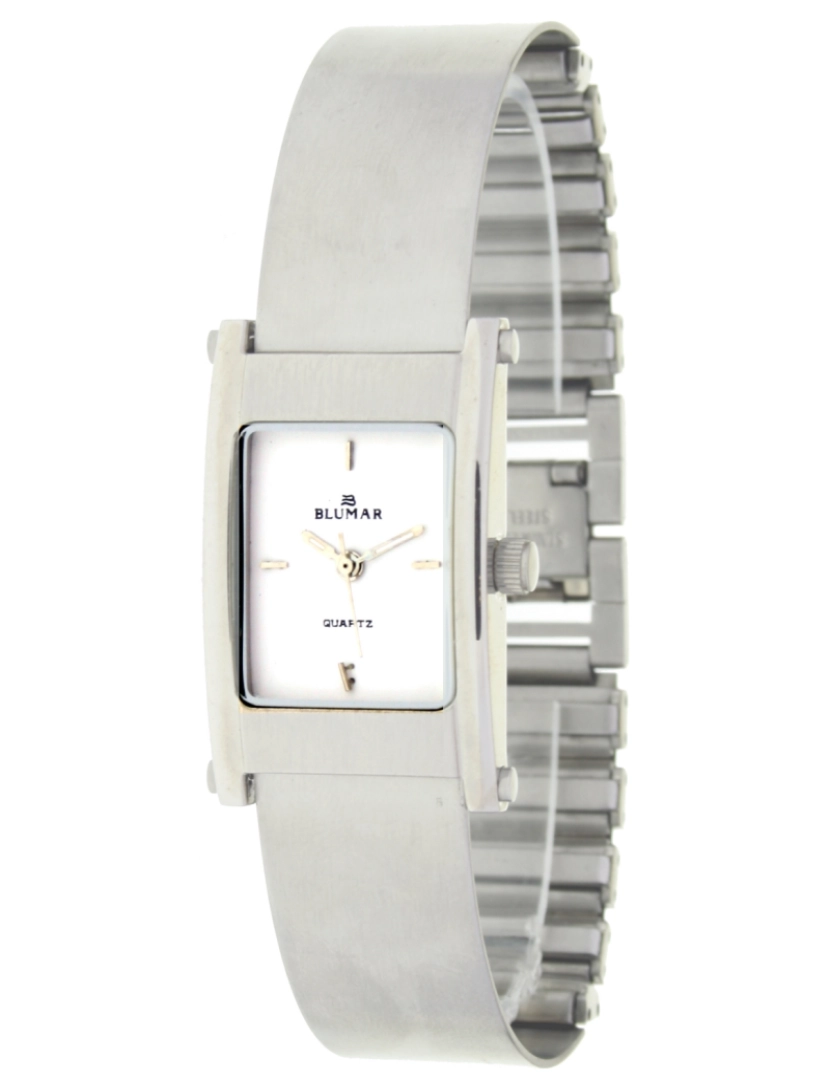 Blumar - Blumar Bl-09157 Relógio Analítico Feminina Dial Metal Cor Branco
