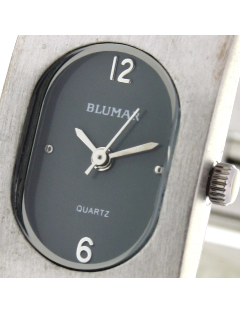 imagem de Blumar Bl-09279 Relógio analógico feminino Dial de metal cor cinza2