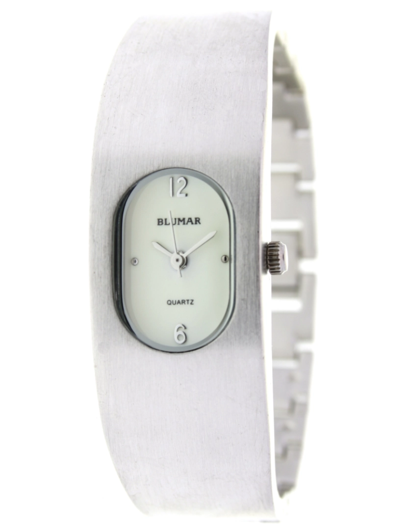 Blumar - Blumar Bl-09282 Relógio Analítico Feminina Dial Metal Cor Branco