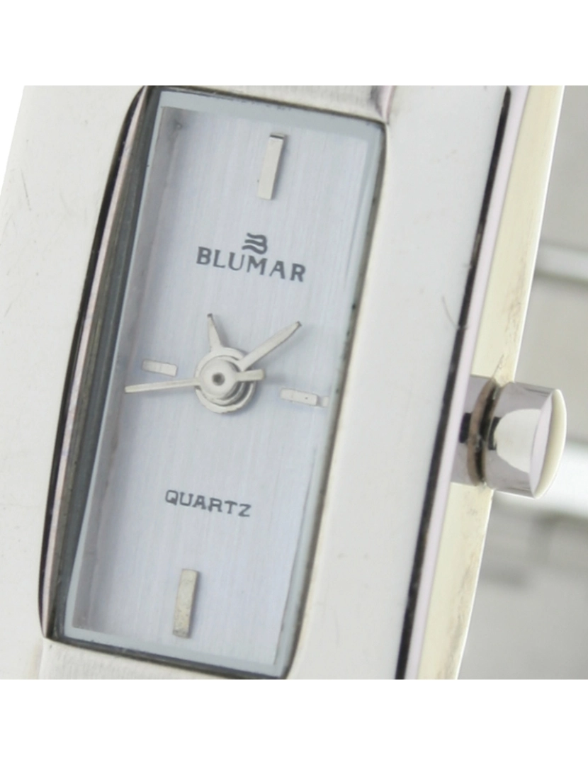 imagem de Blumar Bl-09283 Relógio analógico feminino Dial de metal cor chapeado2