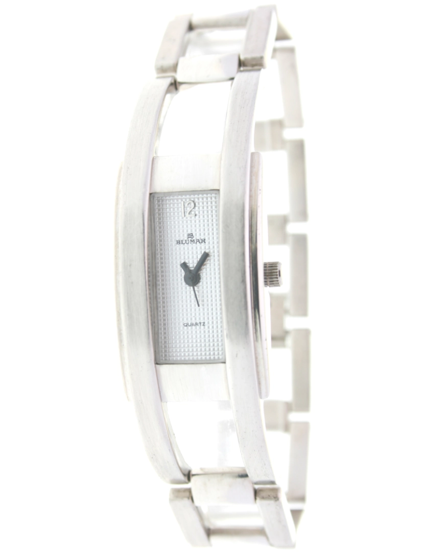 Blumar - Blumar Bl-09297 Relógio analógico feminino Dial de metal cor chapeado