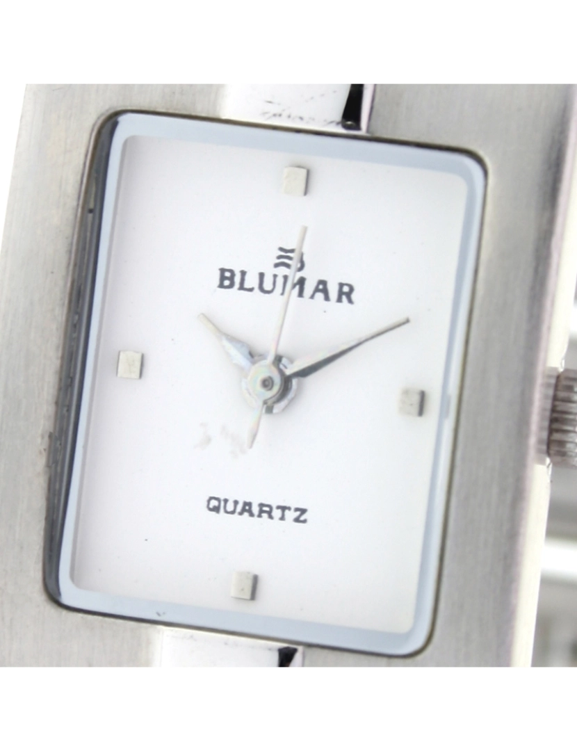 imagem de Relógio analógico Blumar Bl-09299 para mulheres caixa de aço inoxidável Esfera cor branca2
