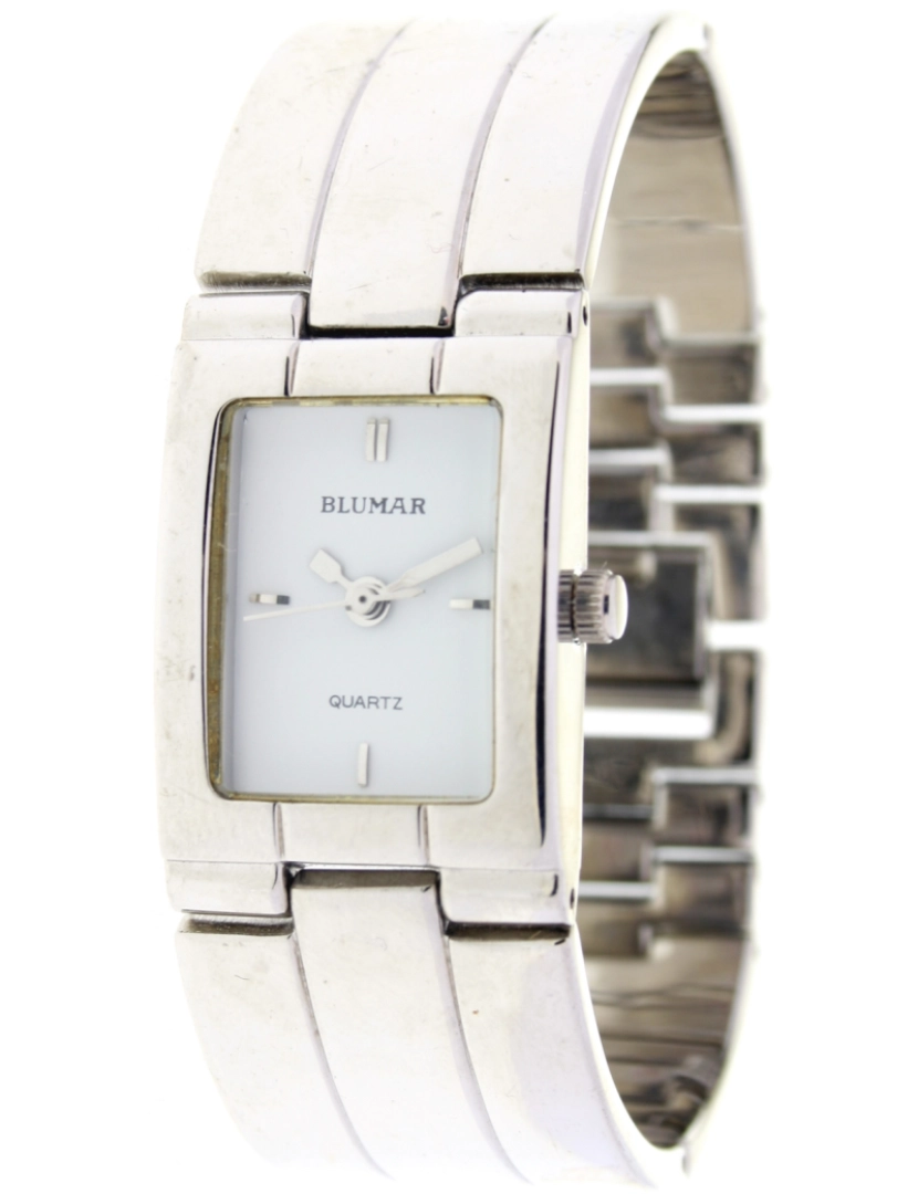 Blumar - Blumar Bl-09371 Relógio Analítico Feminina Dial Metal Cor Branco