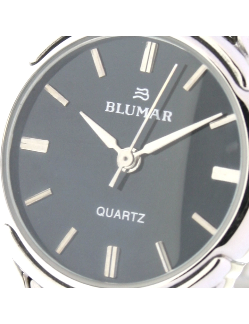 imagem de Blumar Bl-09379 Relógio analógico feminino caixa de aço inoxidável preto cor preta2