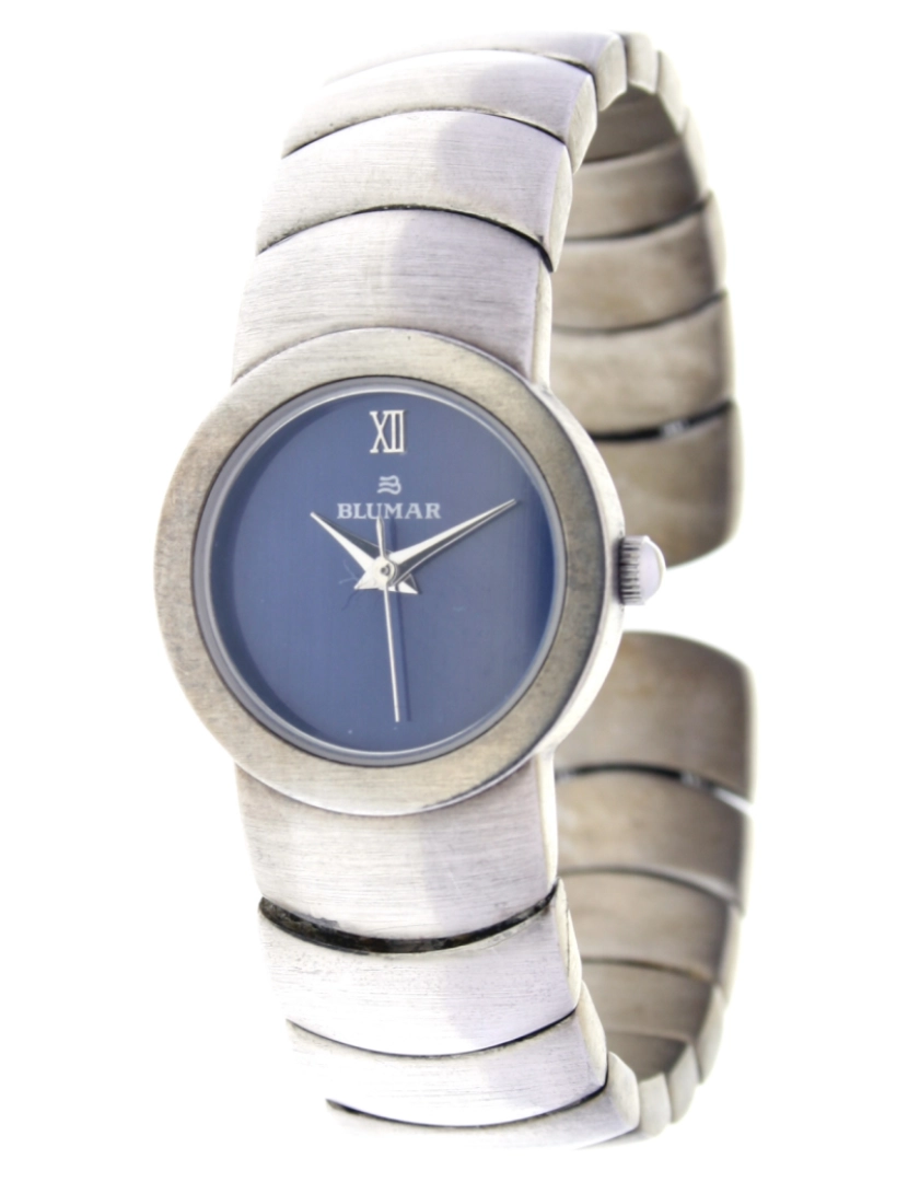 Blumar - Blumar Bl-09412 Relógio analógico para mulher Laton Esfera Cor Azul