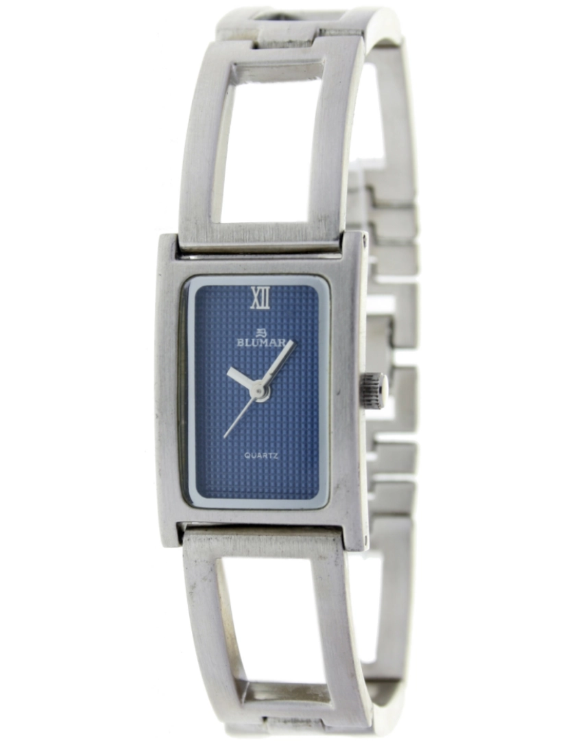 Blumar - Blumar Bl-09617 Relógio Analítico Feminina Dial Metal Cor Azul