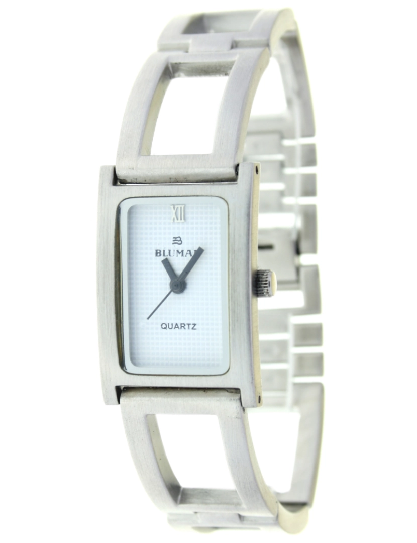 Blumar - Blumar Bl-09620 Relógio Analítico Feminina Dial Metal Cor Branco