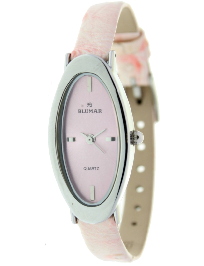 Blumar - Blumar Bl-09638 Relógio Analógico Feminina Esfera de aço inoxidável cor rosa
