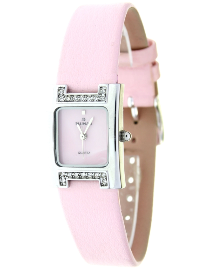 Blumar - Blumar Bl-09643 Relógio analógico para mulheres caixa de aço inoxidável esfera cor rosa