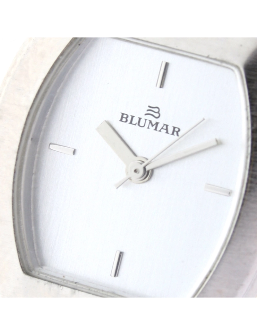 imagem de Blumar Bl-09664 Relógio analógico feminino Dial de metal cor chapeado2