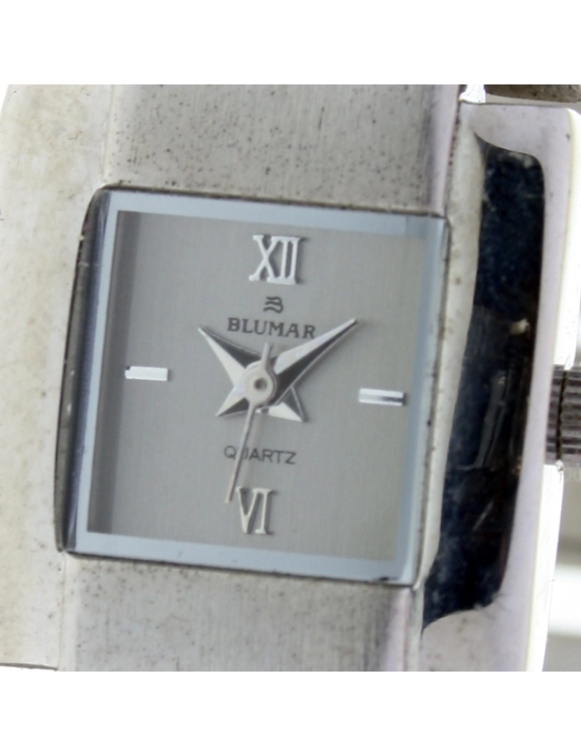 imagem de Blumar Bl-09692 Relógio analógico para mulheres caixa de aço inoxidável esfera cor cinza2