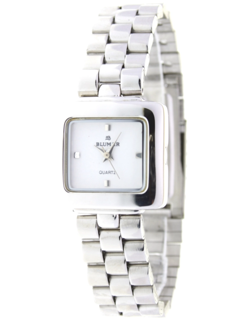 Blumar - Blumar Bl-09712 Relógio Analítico Feminina Dial Metal Cor Branco