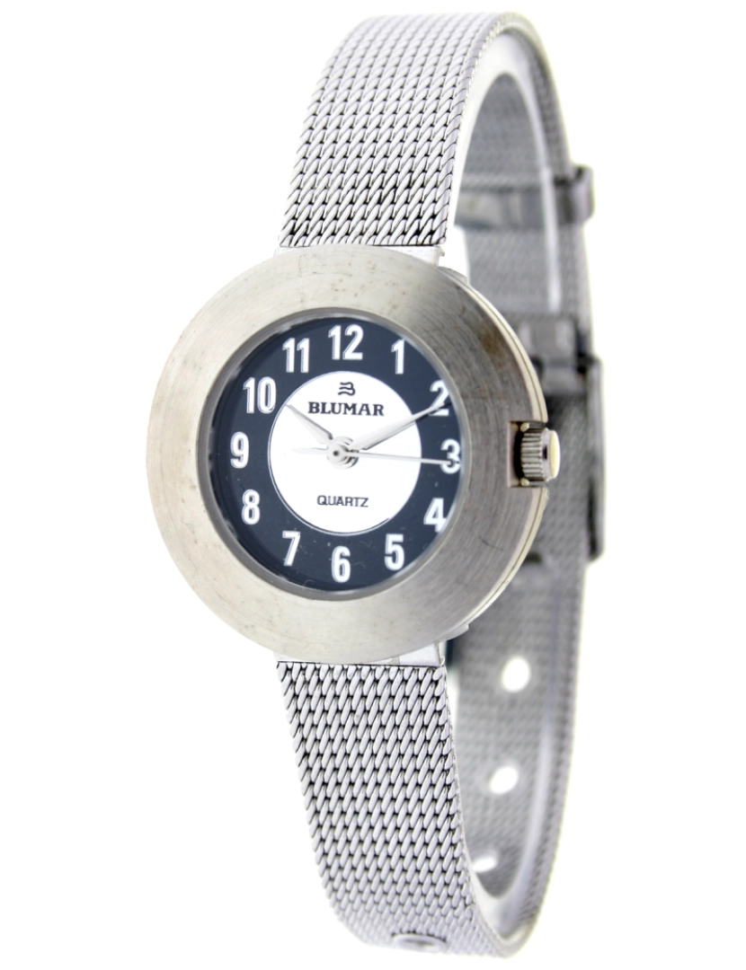 Blumar - Blumar Bl-09926 relógio analógico feminino metal caso cor preta