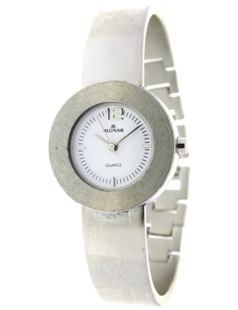 Blumar - Blumar Bl-09932 Relógio Analítico Feminino Metal Dial Cor Branco