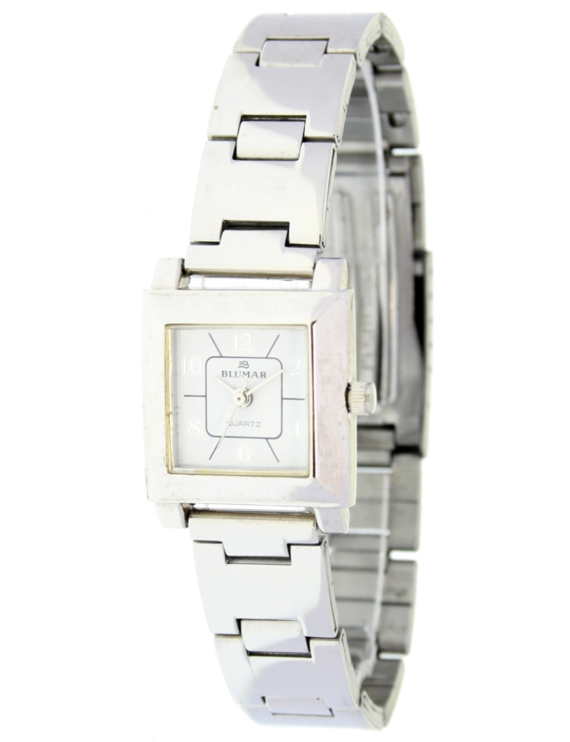 Blumar - Blumar Bl-09976 Relógio Analítico Feminina Dial Metal Cor Branco