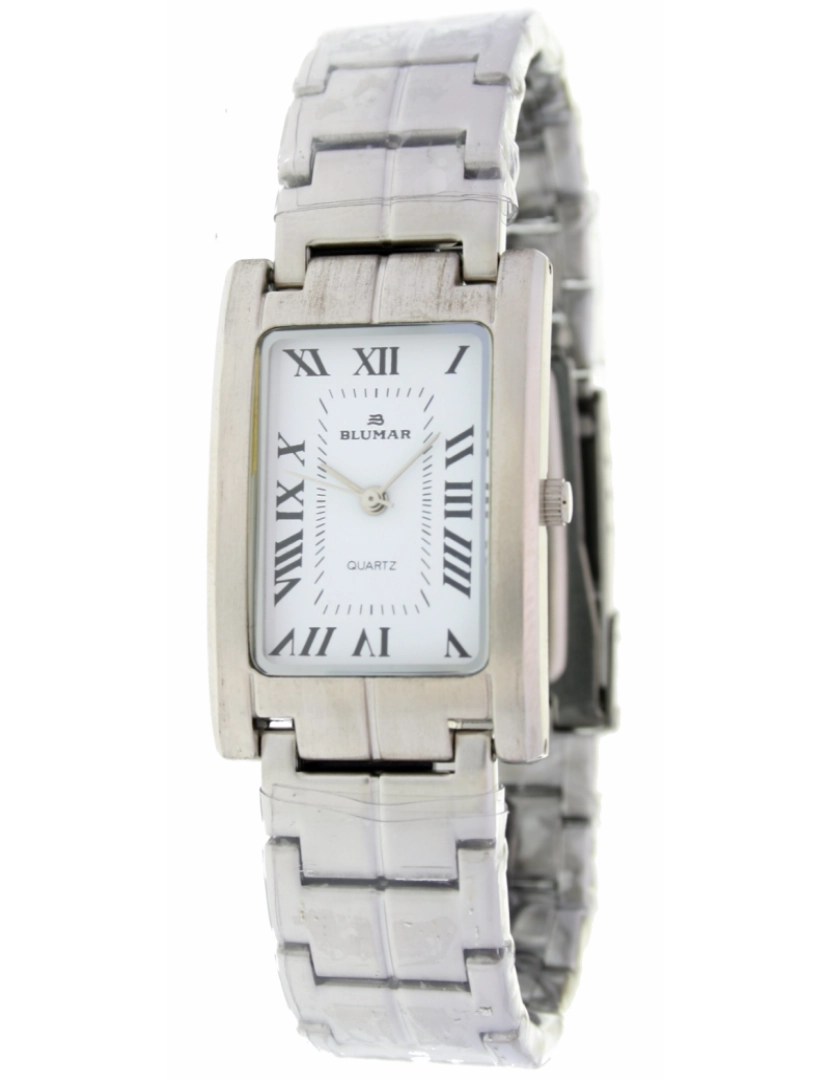 Blumar - Blumar Bl-70500 Relógio analógico masculino Dial de metal cor branco