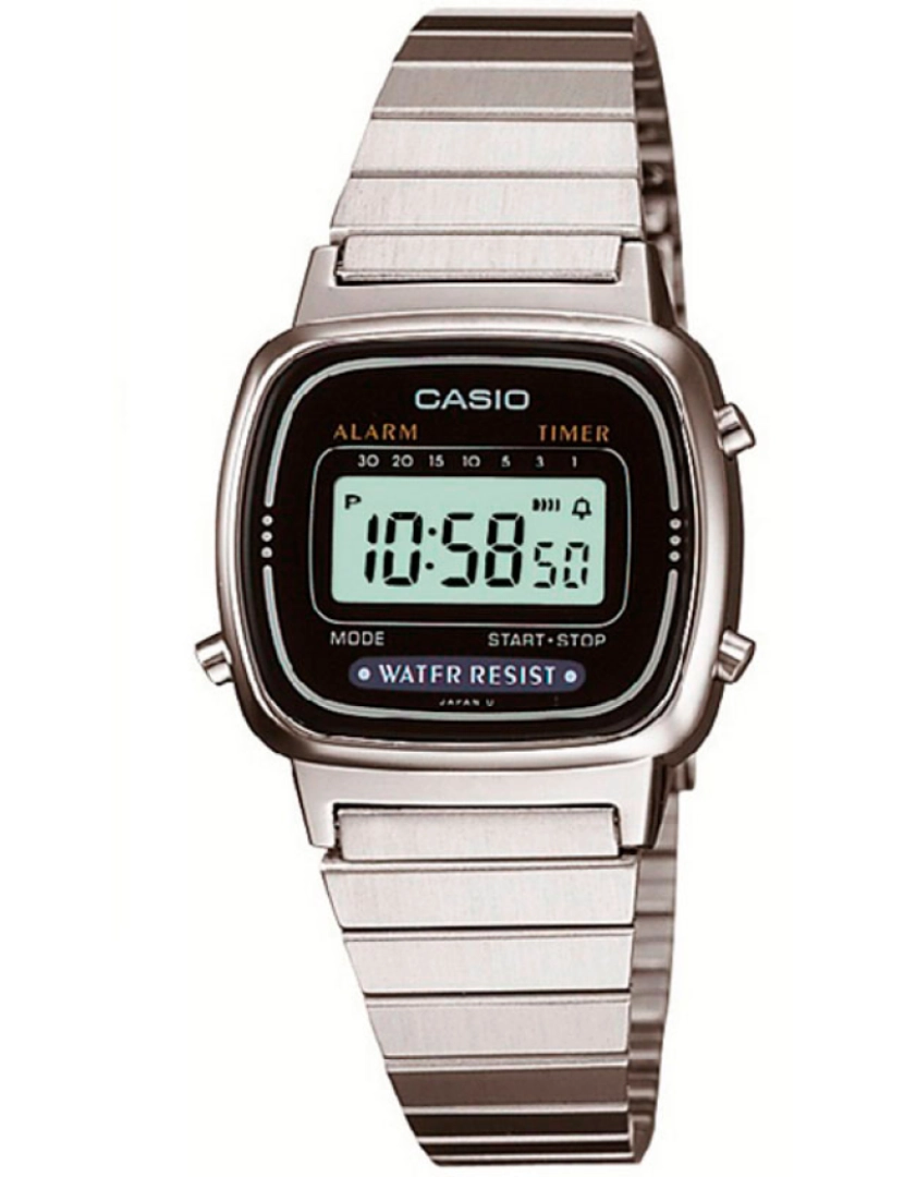 Reloj Casio LA680WGA-1B Mujer - Dorado y Negro CASIO