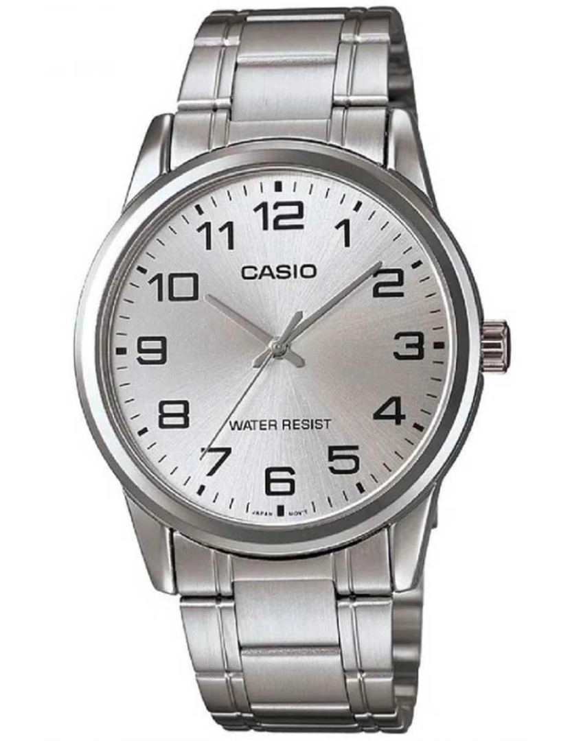 imagem de Casio Mtp-v001d-7budf Reloj Analógico Para Hombre Caja De Metal Esfera Color Plateado1