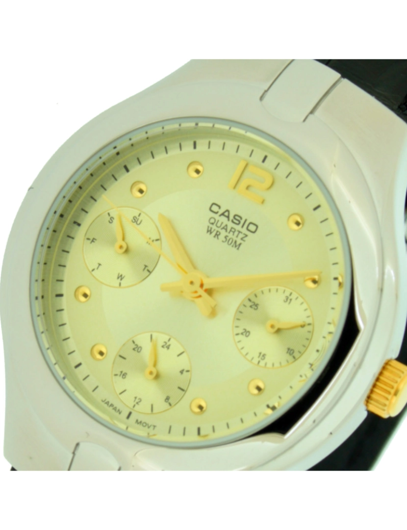 imagem de Casio Ltp-2065e-9a Reloj Analógico Para Mujer Caja De Metal Esfera Color Dorado2