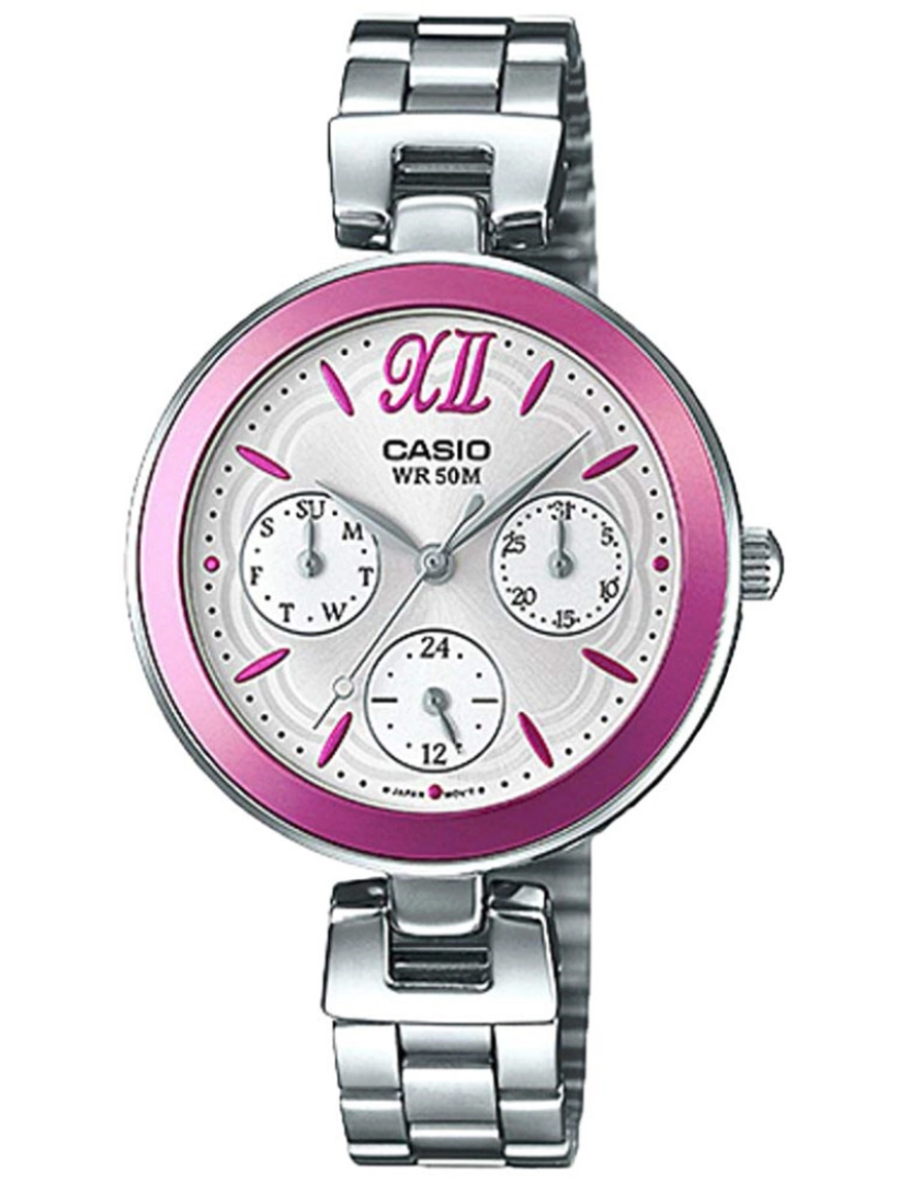 Casio - Casio Ltp-e407d-4avdf Reloj Analógico Para Mujer Colección Dress Caja De Metal Esfera Color Plateado