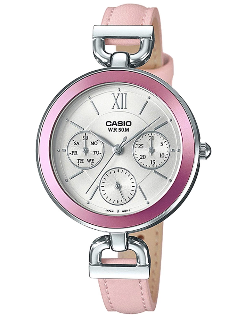 Casio - Casio Ltp-e406l-4avdf Reloj Analógico Para Mujer Colección Collection Caja De Metal Esfera Color Plateado