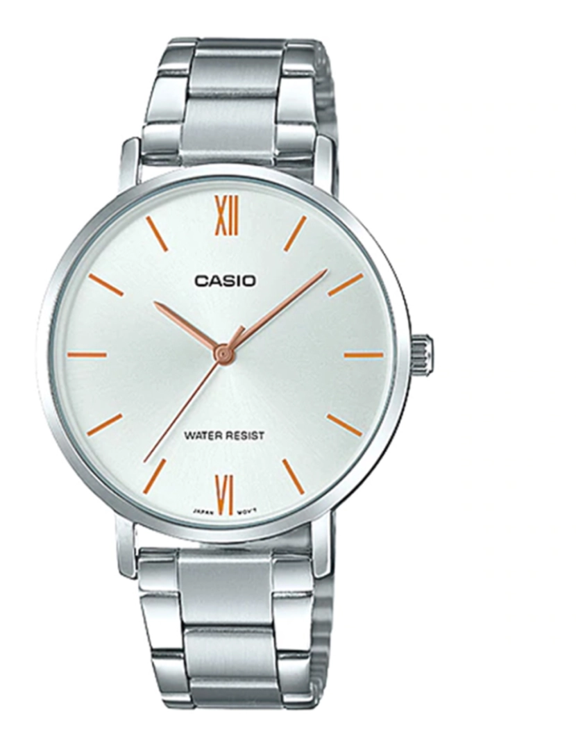 Casio - Casio Ltp-vt01d-7budf Reloj Analógico Para Mujer Colección Dress Caja De Metal Esfera Color Plateado