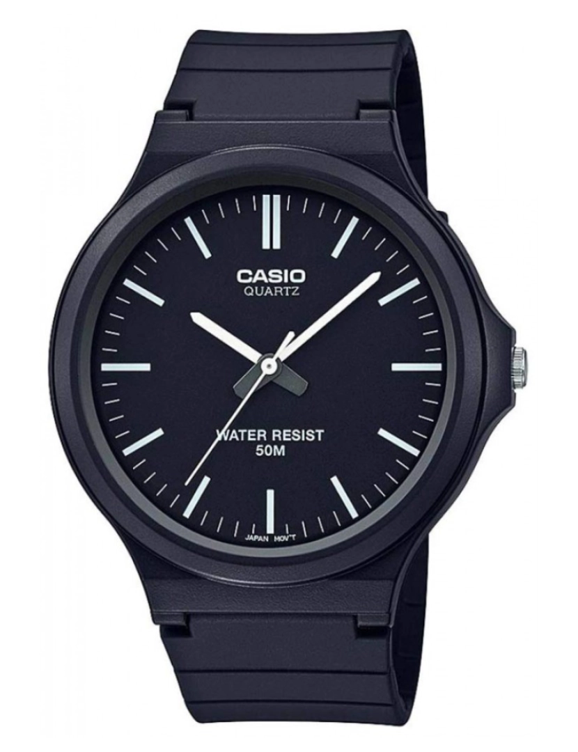Casio - Casio Mw-240-1evef Reloj Analógico Para Hombre Caja De Resina Esfera Color Negro