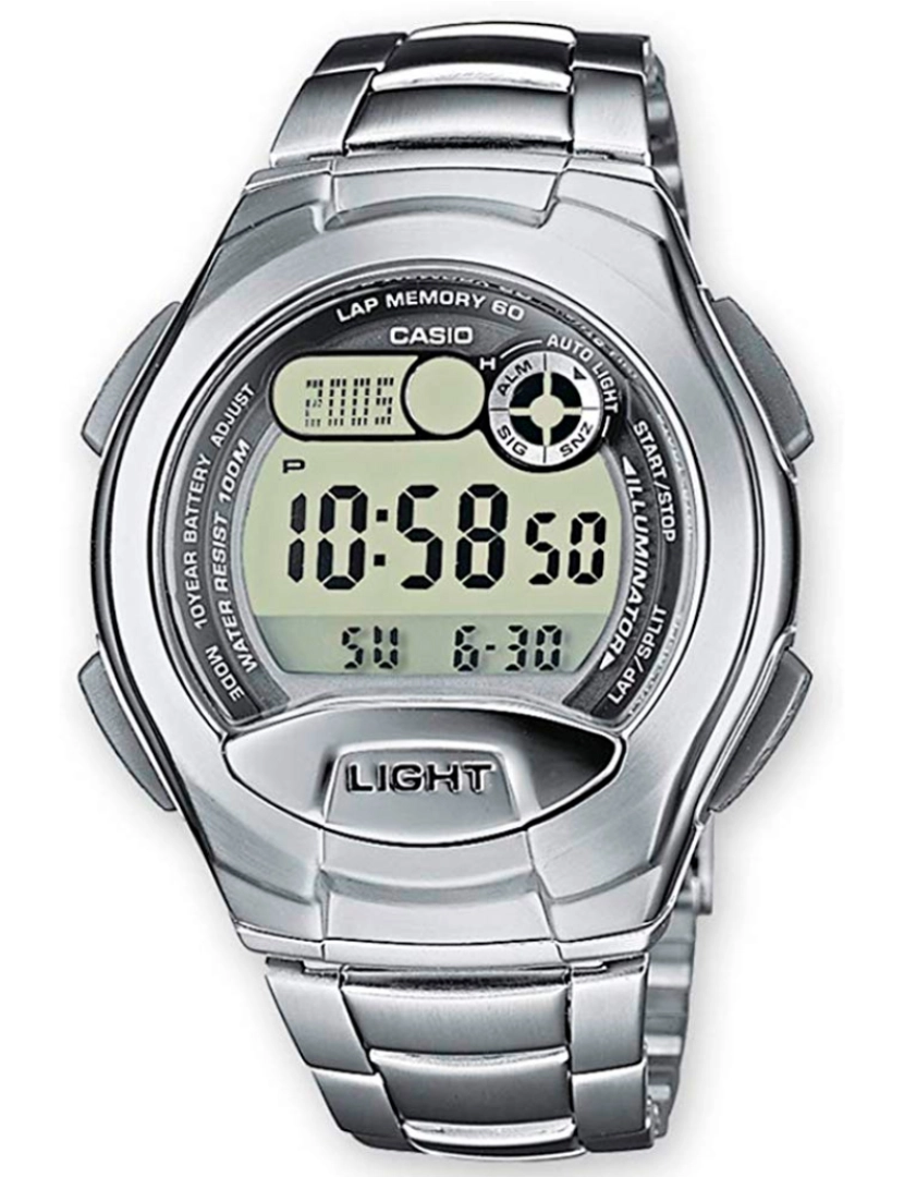 imagem de Casio W-752d-1a Reloj Digital Para Hombre Caja De Resina Esfera Color Gris1