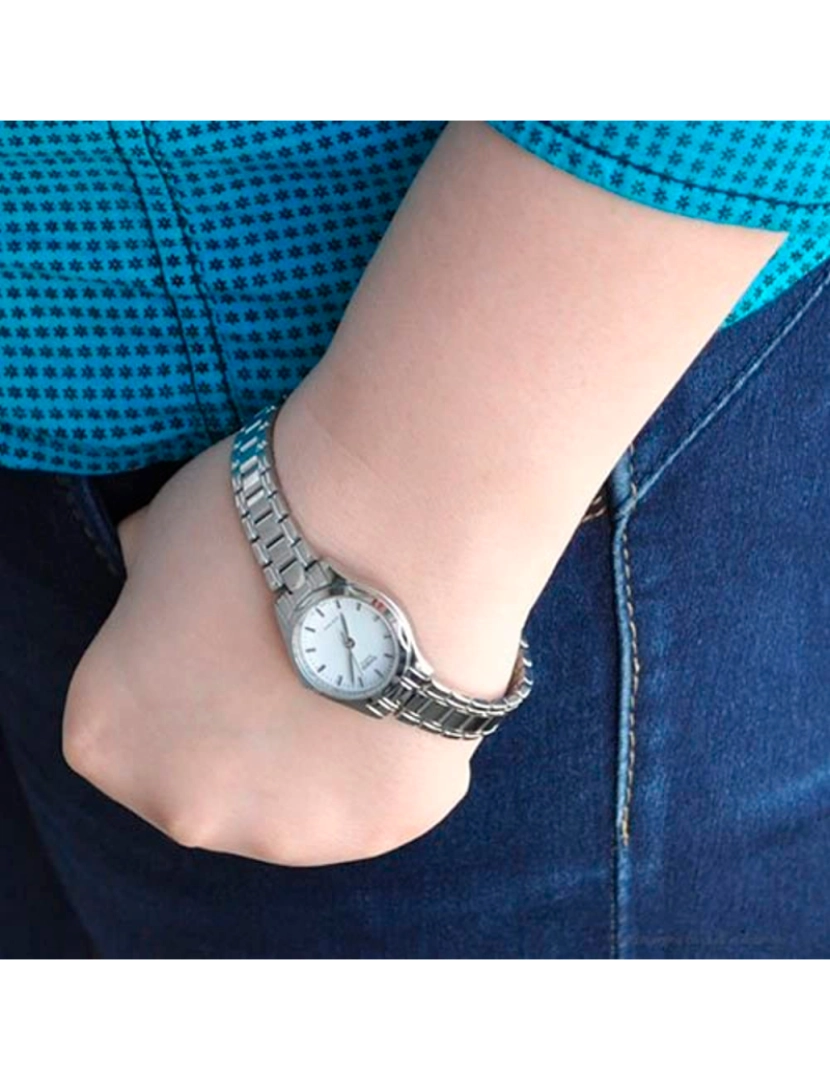 imagem de Casio Ltp-1275d-7adf Reloj Analógico Para Mujer Colección Dress Caja De Metal Esfera Color Blanco2