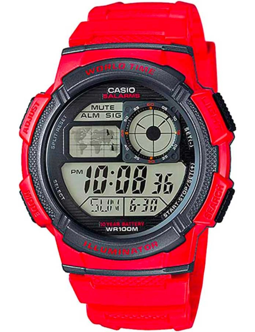 Casio - Casio Ae-1000w-4avdf Reloj Analógico Unisex Colección Collection Caja De Resina Esfera Color Negro