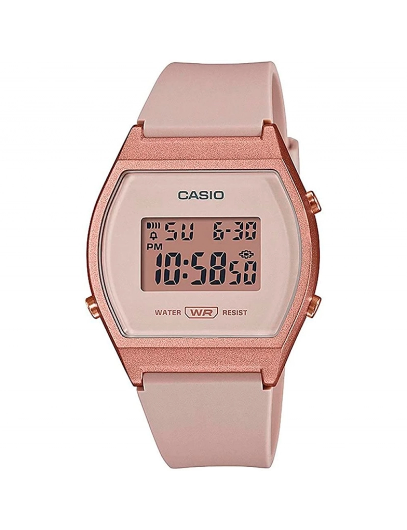Casio - Casio Lw-204-4aef Reloj Digital Para Mujer Colección Collection Caja De Resina Esfera Color Bronze