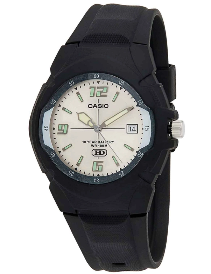 CASIO Casio Solar Mrw-s300hb-8vcf Reloj De Pulsera Analógico Para Hombre  Color Negro