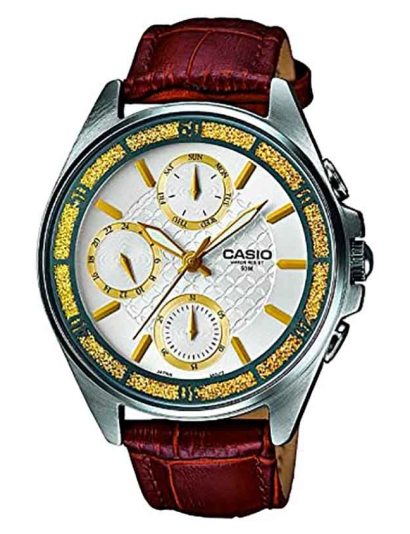 Casio - Casio Ltp-2086l-5avdf Reloj Analógico Para Mujer Caja De Metal Esfera Color Plateado