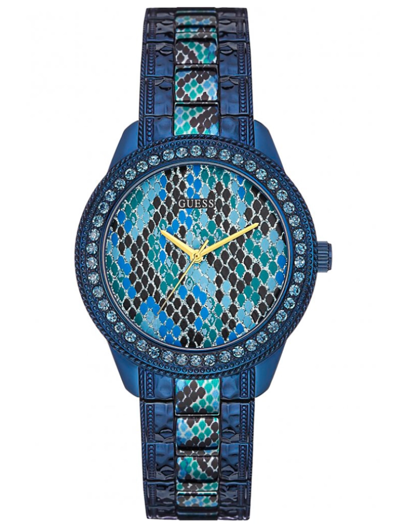imagem de Guess W0624l3 Reloj Analógico Para Mujer Colección Serpentine Caja De Acero Inoxidable Esfera Color Multicolor1