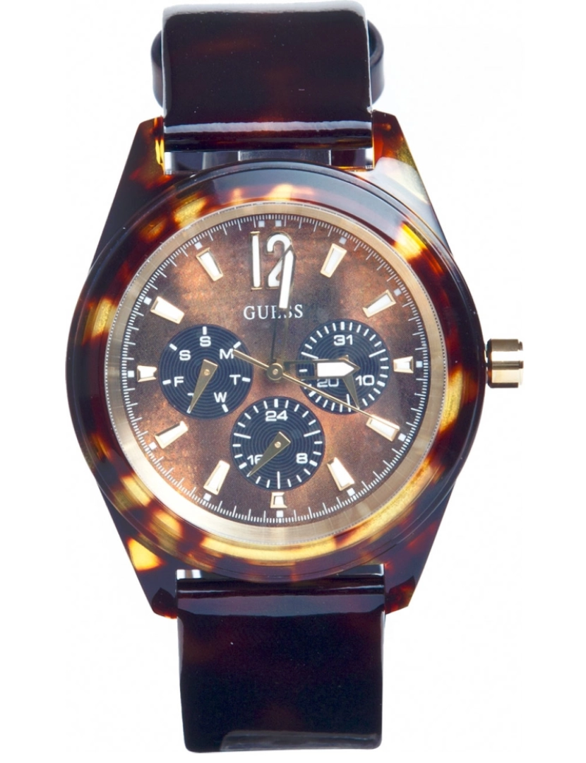 imagem de Guess W11164l1 Reloj Analógico Para Mujer Colección Guess Watches Caja De Plástico Esfera Color Morado2