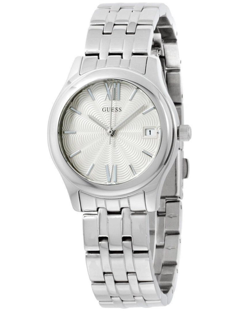Guess - Guess W0769l1 Reloj Analógico Para Mujer Colección Guess Watches Shops Caja De Acero Inoxidable Esfera Color Blanco