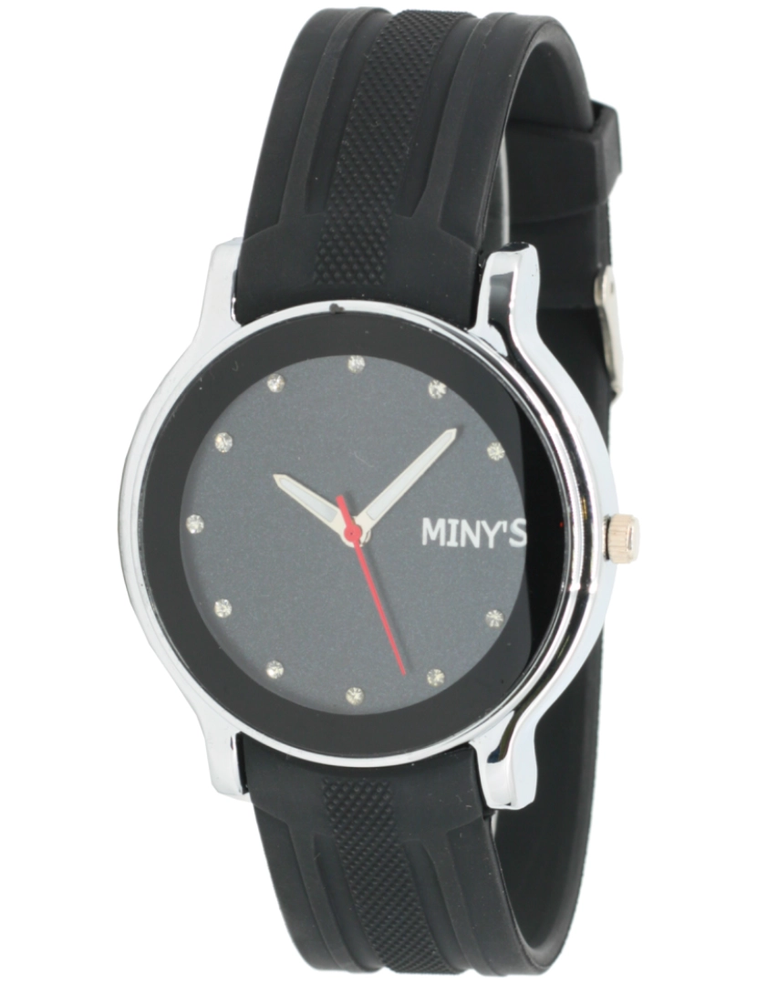 Minys - Minys 149 Reloj Analógico Para Mujer Caja De Acero Inoxidable Esfera Color Negro