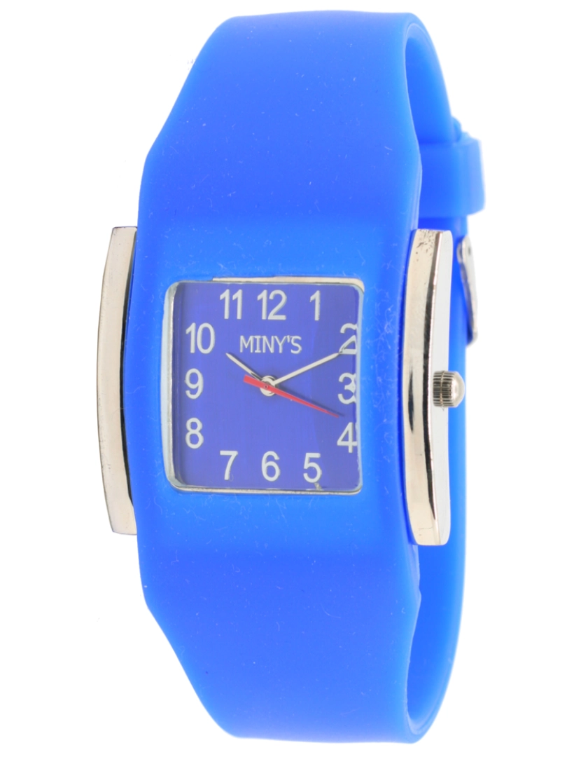 imagem de Minys 181 Reloj Analógico Para Mujer Caja De Acero Inoxidable Esfera Color Azul1
